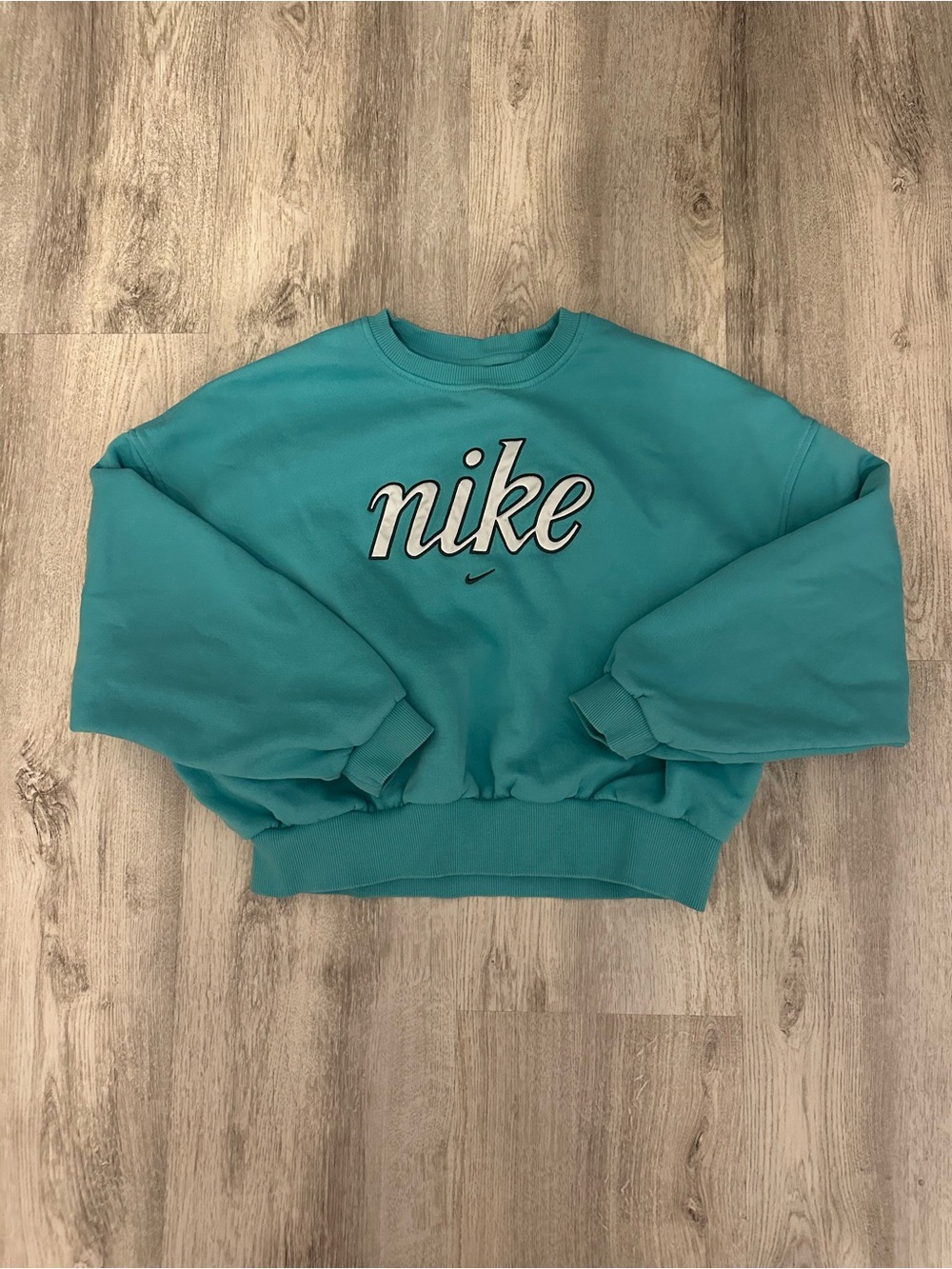 Nike Aqua Pullover Sweatshirt with NIKE Logo